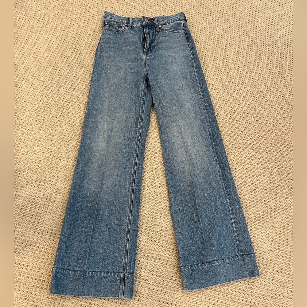 J. Crew Denim Trouser in Chambray Blue, size 25